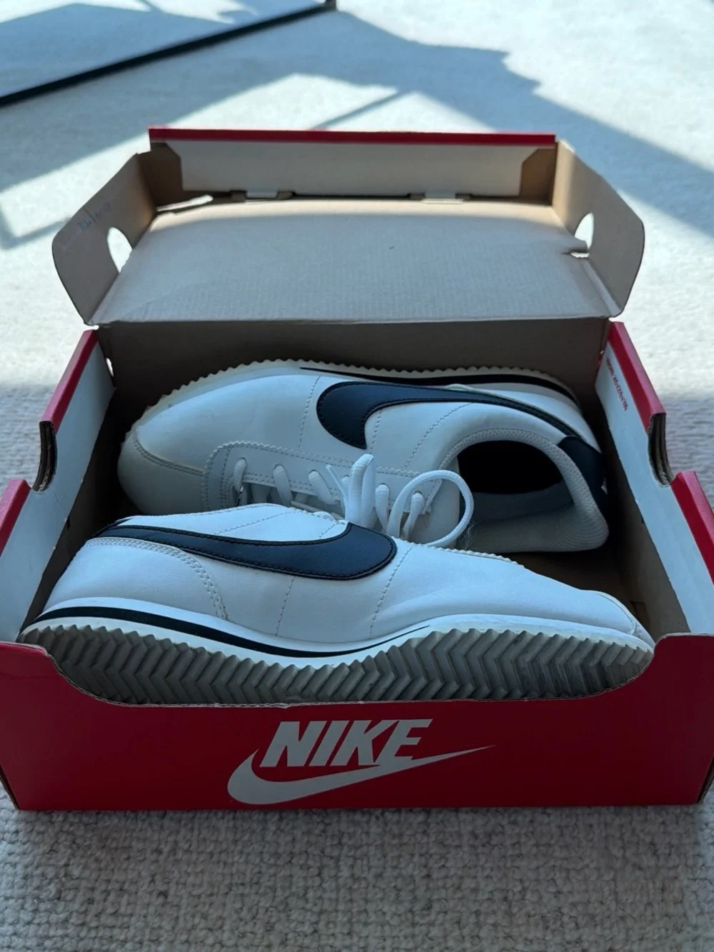 Nike Cortez white sneakers Size 5.5